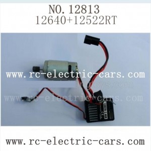 HBX 12813 CAR Survivor MT Parts-The Motor and ESC Complete 12640+12522RT