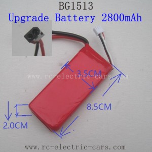 Subotech BG1513 Upgrade Spare Parts-Battery 7.4V 2800mAh