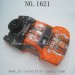 REMO HOBBY 1621 Parts-Body Shell D2603 Orange, 1/16 Brushed Rocket RC Truck