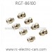 RGT 86100 Rock Crawler RC Truck Parts-Connect Rod Balls 8P R86048, 1/10 4WD EX86100