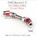 FeiYue FY07 Desert-7 Car Upgrade Parts-Metal Front, Rear Wheel Transmission FY-CD02, FY-CD04 Red version