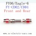 FEIYUE Eagle-6 car Upgrade parts-Wheel Transmission FY-CD02 FY-CD04
