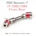Feiyue FY07 Car Upgrade parts-Wheel Transmission FY-CD02, FY-CD04 Red color