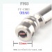 Feiyue FY03 Eagle-3 Car Upgrade parts-Rear Wheel Transmission sliver