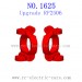 REMO HOBBY 1625 Parts-Upgrade Caster blocks RP2506 Nylon Red, 1/16 Short Course Truck