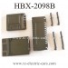 HaiBoXing HBX 2098B Devastator Parts, Battery Box and Pillar, 1/24 4WD mini RC Crawler Car