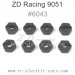 ZD Racing 9051 RAPTORS BX-16 RC Buggy Parts-Wheel Fixing HEX 6043