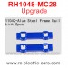 VRX RH1048-MC28 RC Crawler Upgrade Parts-Alum Steel Frame Rail Link 2pcs 11042