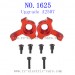 REMO 1625 Upgrade Parts-Steering blocks Alloy RED