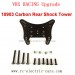 VRX Racing 1/10 RC Truck Upgrade Parts-Carbon Rear Shock Tower 10903