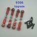 PXTOYS 9306 9306E RC Car Upgrade Parts Connect Rod PX9300-04 Red