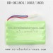 HuangBo HB DK1801 DK1802 DK1803 Car Parts, NI-CD AA 700mAh Battery 9.6V, 1/18 Short Course Truck