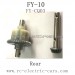 FEIYUE FY-10 Brave Parts, Rear Differential Mechanism Components FY-CQ03, FY10 RC Racing Car