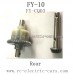 FEIYUE FY-10 Brave Parts, Rear Differential Mechanism Components FY-CQ03, FY10 RC Racing Car
