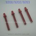 PXToys 9200 9202 9203 1/10 RCTruck Upgrade Parts Pillars Red