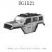 SUBTECH BG1521 OFF-Road RC Truck Parts-Car Body Shell Gray