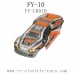 FEIYUE FY-10 Parts-Body Shell Red