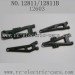 HaiBoXing 12811B Parts, Suspension Arms 12603 4PCS, HBX 12811 Car Accessories