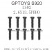 GPTOYS JUDGE S920 Original Parts-Round Headed Screw 25-LS02, 1/10 RC Car