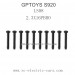 GPTOYS JUDGE S920 Original Parts-Round Headed Screw 15-LS08, 1/10 RC Car