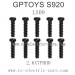 GPTOYS JUDGE S920 Original Parts-Round Headed Screw 15-LS09 , 1/10 RC Car