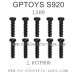 GPTOYS JUDGE S920 Original Parts-Round Headed Screw 15-LS12, 1/10 RC Car