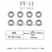 FEIYUE FY-11 Car Parts, Bearing 5X9X3 XLF-1016, FY11 1/12 Scale 4WD Short Course