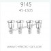 XINLEHONG Toys 9145 RC Truck Parts, CBHNI Round Headed Screw 2.3X3.8X3 45-LS05