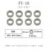 FEIYUE FY-10 Brave Parts, Bearing XLF-1017, FY10 RC Racing Car