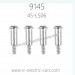 XINLEHONG Toys 9145 RC Truck Parts, PWBHO Round Headed Screw 2.3X5.6X7.2 45-LS06