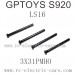 GPTOYS JUDGE S920 Original Parts-Round Headed Screw 15-LS16, 1/10 RC Car