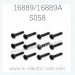 HAIBOXING HBX 16889 16889A RC Car Parts Countersunk Screws KM2.5X8mm S058