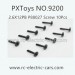 PXToys NO.9200 PIRANHA Car Parts, 2.6X12PB P88027 Screw 10Pcs, 4WD RC Short Course