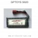 GPTOYS JUDGE S920 Original Parts-Battery 7.4V 1600mAh 25-DJ02, 1/10 RC Car