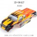 ZD Racing 08427 V2 Parts-Car Body Shell-8469
