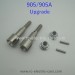 HAIBOXING 905A 905 Upgrade Parts Rear Wheel Shafts 90207