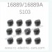 HAIBOXING HBX 16889 16889A RC Car Parts Screw 2.5X2.5mm S103