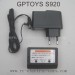 GPTOYS JUDGE S920 Original Parts-EU Plug Charger with Balance Box 25-DJ03, 1/10 RC Car
