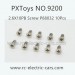 PXToys NO.9200 PIRANHA Car Parts, 2.6X10PB Screw P88032 10Pcs, 4WD RC Short Course