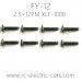 FEIYUE FY12 BRAVE RC Truck Parts-Screw 2.5×12PM XLF-1008