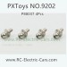 PXToys NO.9202 PIRANHA Parts, Ball head Screws P88037, 1/12 4WD Desert Buggy