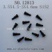 HBX 12813 Parts, Step Screws 3.5X4.5-3X4.6mm S152, Haiboxing Survivor MT monster Truck