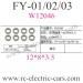 FeiYue FY-01 FY-02 FY-03 Cars Parts, Ball Bearing set W12046, Desert falcon monster Truck