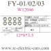 FeiYue FY-01 FY-02 FY-03 Cars Parts, Ball Bearing set W12046, Desert falcon monster Truck