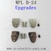 WPL B-24 GAZ-66 Upgrades Parts, Metal Hanging Ear-2 set with screws, B24 1/16 RC Military Truck