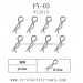 FEIYUE FY03 Parts Body Clips W12019