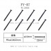 FEIYUE FY-07 Desert Eagle-7 Parts, Crosshead Half Tooth Tapping Screw W12066, FY07 RC Car