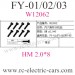 FEIYUE FY-01 FY-02 FY-03 Car head Screws