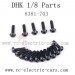 DHK HOBBY 1/8 RC Car Parts-Screws 8381-703