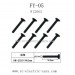 FEIYUE FY-05 Parts, Hexagonal Flat Head Machine Silk Screw W12065, 1/12 XKING RC Truck